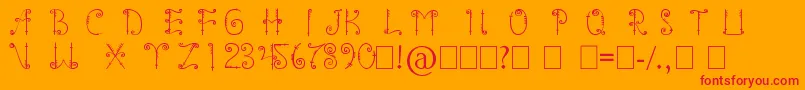 More about mentawai font Font mentawai font Font – Red Fonts on Orange Background