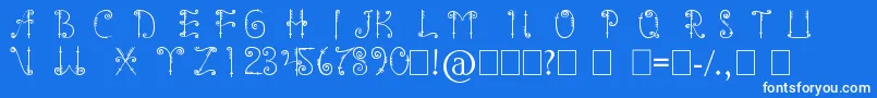 More about mentawai font Font mentawai font Font – White Fonts on Blue Background
