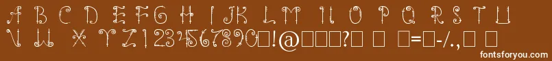 More about mentawai font Font mentawai font Font – White Fonts on Brown Background