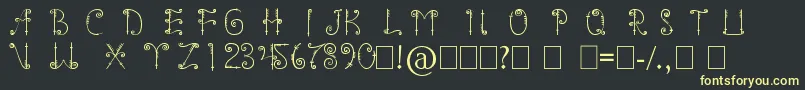 More about mentawai font Font mentawai font Font – Yellow Fonts on Black Background