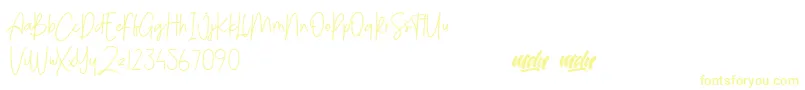 Menulist Beauty   PERSONAL USE Font – Yellow Fonts