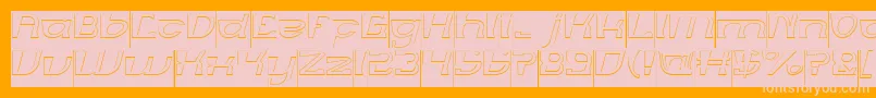 Подробнее о шрифте MERCURY Hollow Inverse Шрифт MERCURY Hollow Inverse – розовые шрифты на оранжевом фоне