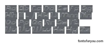 MERCURY Hollow Inverse-fontti