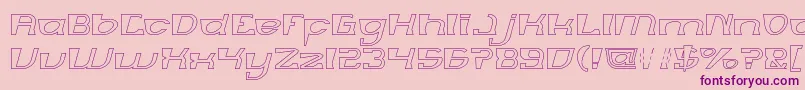 More about MERCURY Hollow Font MERCURY Hollow Font – Purple Fonts on Pink Background