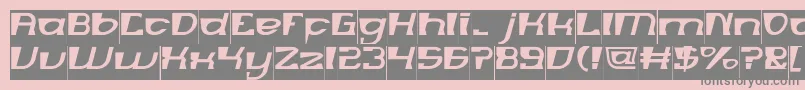 MERCURY Inverse Font – Gray Fonts on Pink Background