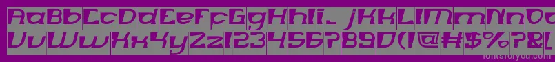 MERCURY Inverse Font – Gray Fonts on Purple Background