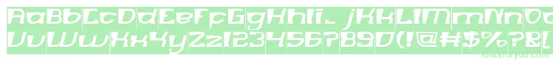 MERCURY Inverse Font – Green Fonts on White Background