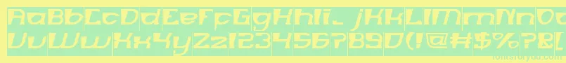 En savoir plus sur la police MERCURY Inverse Police MERCURY Inverse – polices vertes sur fond jaune