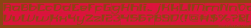 MERCURY Inverse Font – Red Fonts on Brown Background