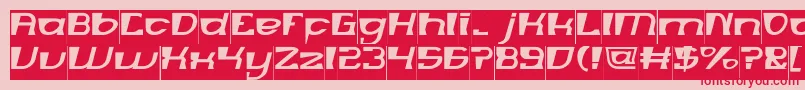 MERCURY Inverse Font – Red Fonts on Pink Background