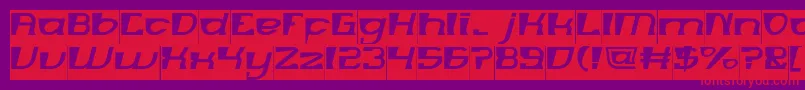 MERCURY Inverse Font – Red Fonts on Purple Background