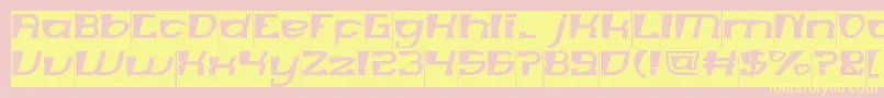 MERCURY Inverse Font – Yellow Fonts on Pink Background