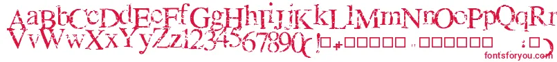 LotsOfDeadCrackBabies Font – Red Fonts