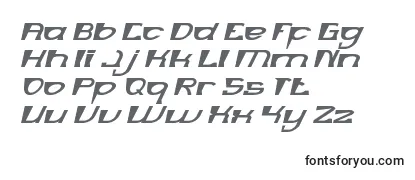 Schriftart MERCURY Italic