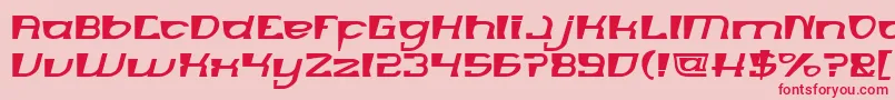 MERCURY Font – Red Fonts on Pink Background