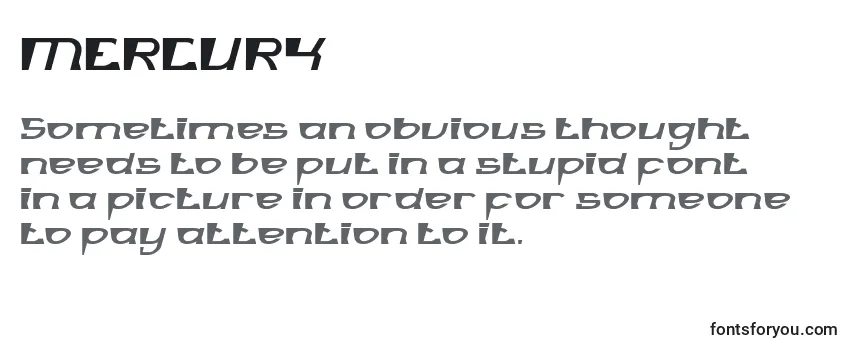 MERCURY (134102) Font