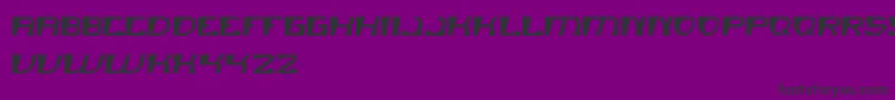 MERCURY Font – Black Fonts on Purple Background