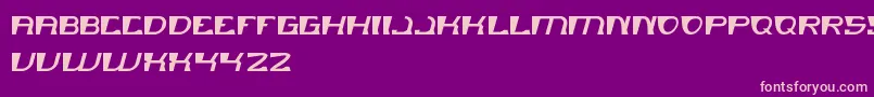 MERCURY Font – Pink Fonts on Purple Background
