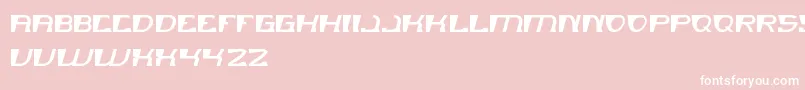 MERCURY Font – White Fonts on Pink Background