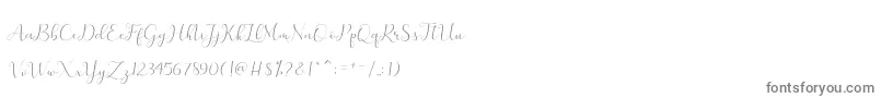 merlin-Schriftart – Graue Schriften