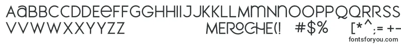 MEROCHE-fontti – Ilman serifejä olevat fontit