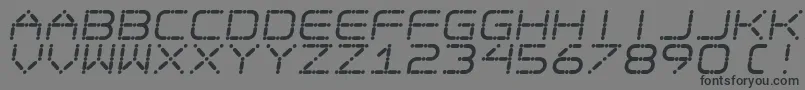 EgotripS Font – Black Fonts on Gray Background