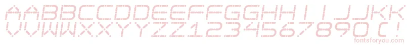 EgotripS-fontti – vaaleanpunaiset fontit valkoisella taustalla
