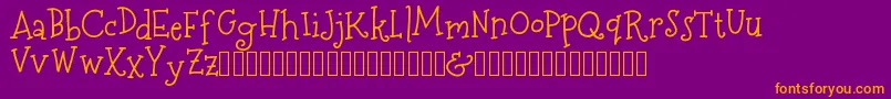 More about MerryNBright DEMO Font MerryNBright DEMO Font – Orange Fonts on Purple Background