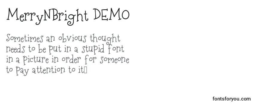 MerryNBright DEMO Font