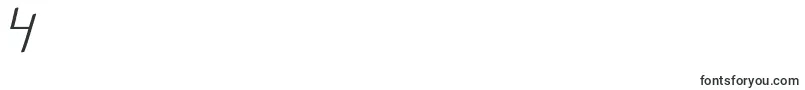 MeryQolbyItalic Font – Fonts for Digit 4
