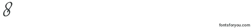MeryQolbyItalic Font – Fonts for Digit 8