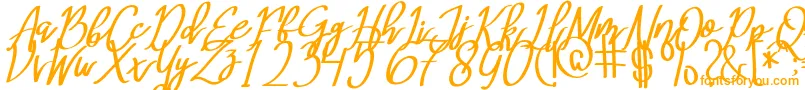fuente MeryQolbyItalic – Fuentes Naranjas