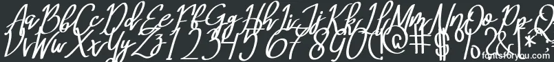 MeryQolbyItalic Font – White Fonts