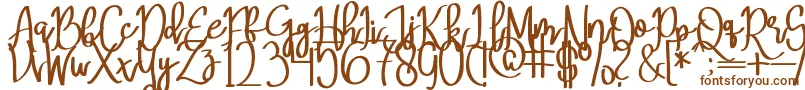 MeryQolbyRegular Font – Brown Fonts