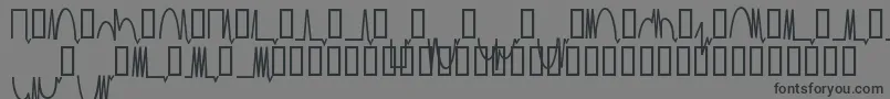 Mesaam   Font – Black Fonts on Gray Background