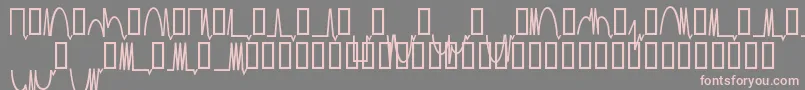 Шрифт Mesaam   – розовые шрифты на сером фоне
