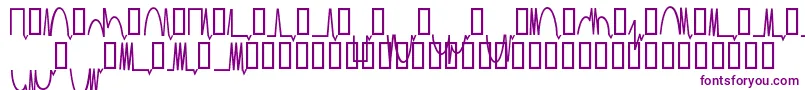 Шрифт Mesaam   – фиолетовые шрифты на белом фоне