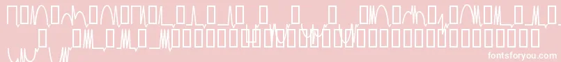 Mesaam   Font – White Fonts on Pink Background