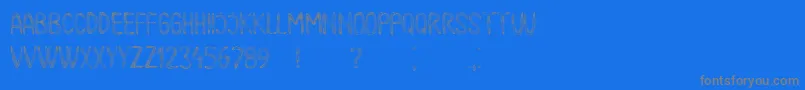 Meshes Font – Gray Fonts on Blue Background