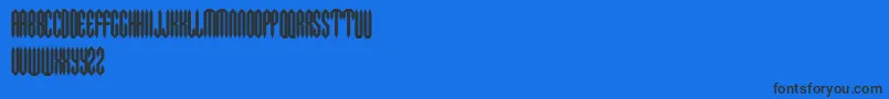 Fonte METAC    – fontes pretas em um fundo azul