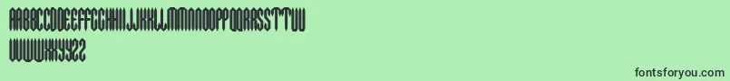 METAC    Font – Black Fonts on Green Background