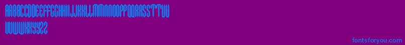 METAC    Font – Blue Fonts on Purple Background