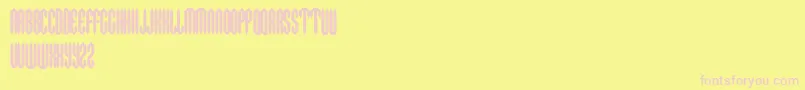 Fonte METAC    – fontes rosa em um fundo amarelo