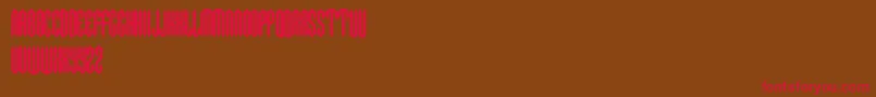 METAC    Font – Red Fonts on Brown Background