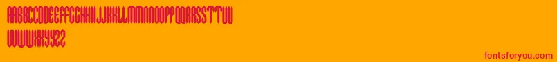METAC    Font – Red Fonts on Orange Background