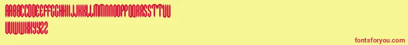 METAC    Font – Red Fonts on Yellow Background