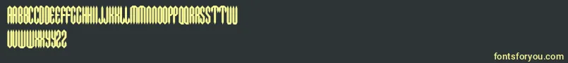 METAC    Font – Yellow Fonts on Black Background