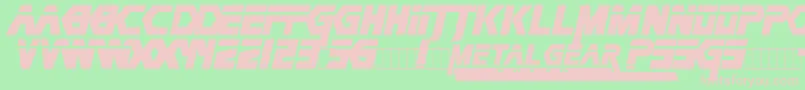 METAG    Font – Pink Fonts on Green Background