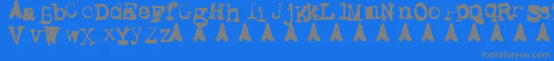 More about Metal Ink Font Metal Ink Font – Gray Fonts on Blue Background