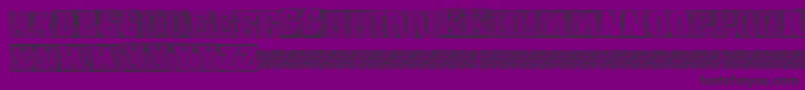 MetalblockDelta Font – Black Fonts on Purple Background